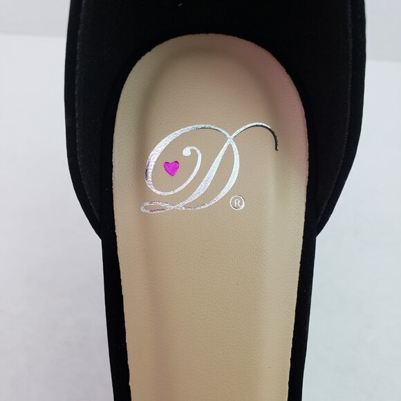 NEW MVE Laser-S Womens Size 9 Black Rhinestone Formal Ankle Strap Party 4" Heels - Picture 11 of 13